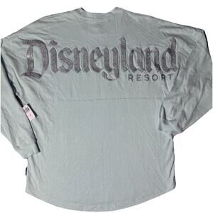 New Disneyland Green Sparkle Spirit Jersey Sparkle Logo Size S Disney Parks